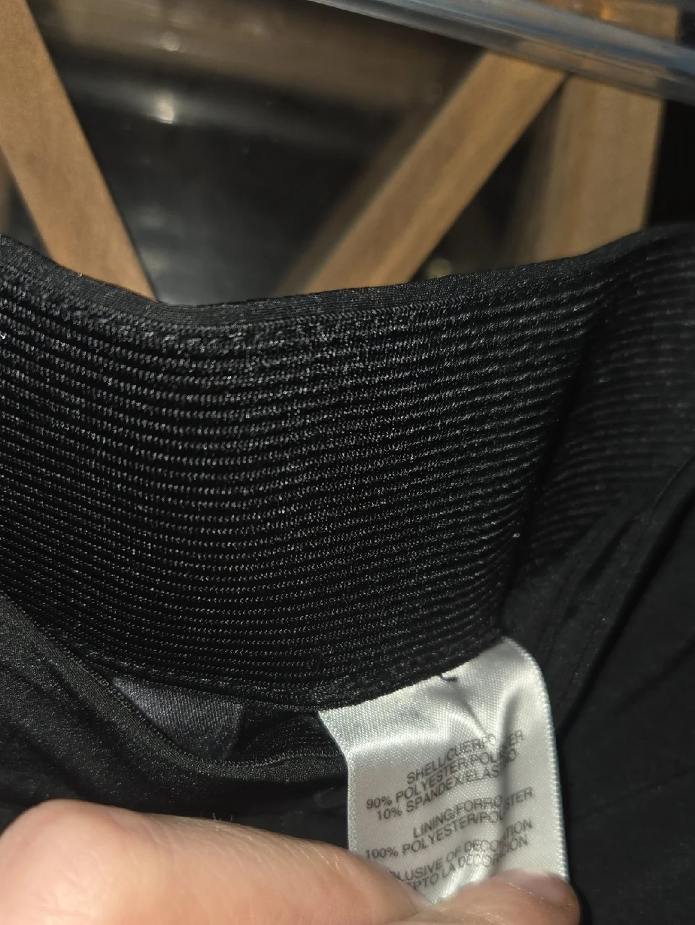 Mondetta Black Ribbed Top with Logo Tag - Picture 8 of 9